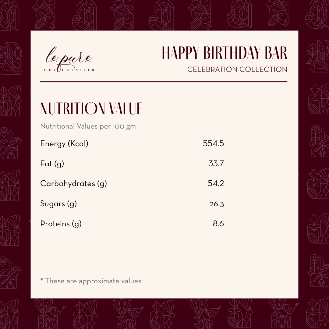 Happy Birthday Chocolate Bar