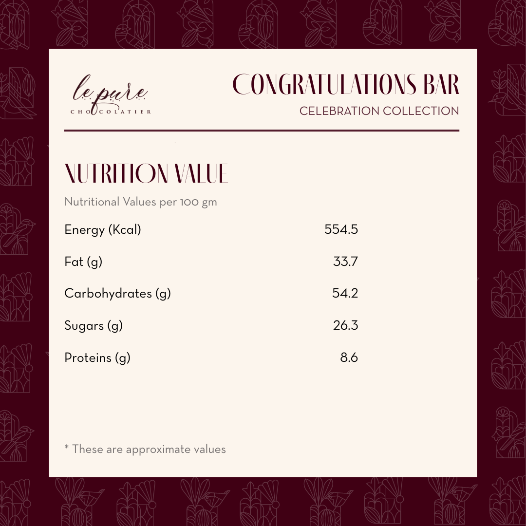 Congratulations Chocolate Bar