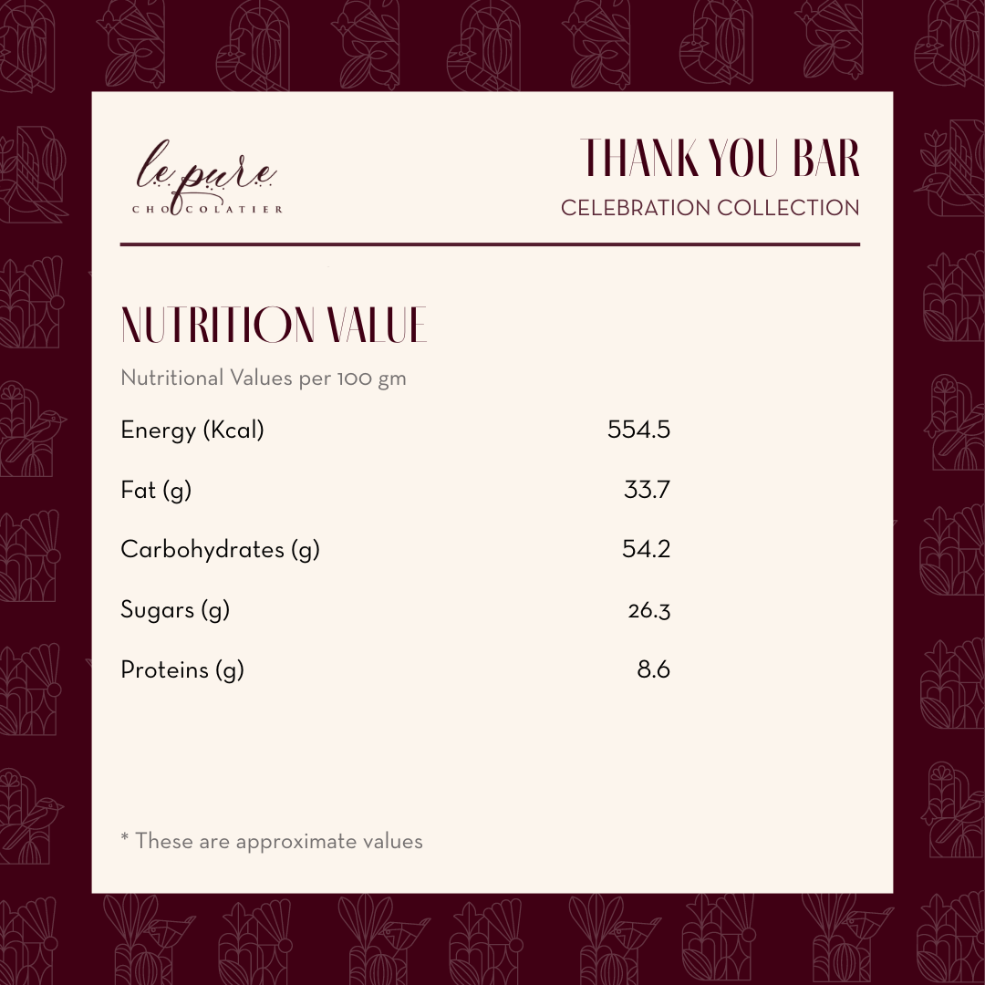 Thank You Chocolate Bar