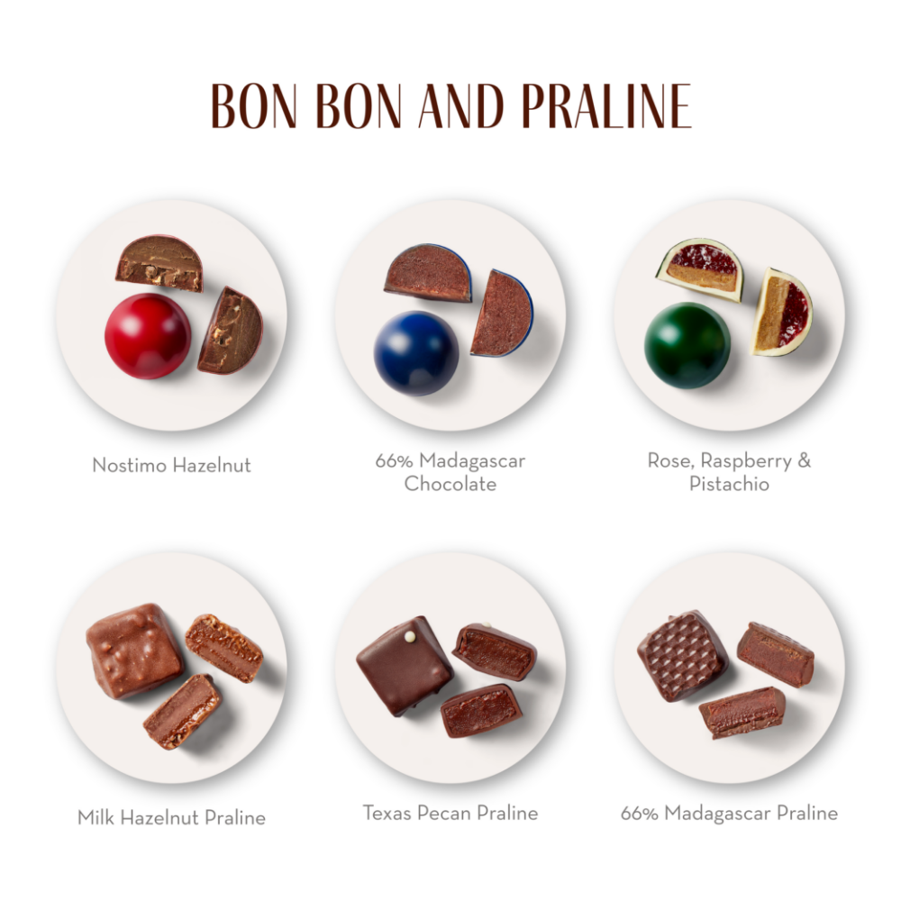 Bonbon & Praline Box of 18