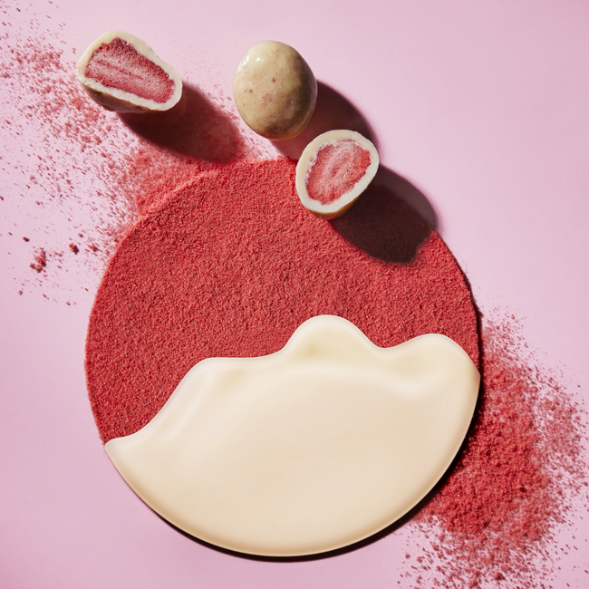 Crunchy Strawberry Dragée