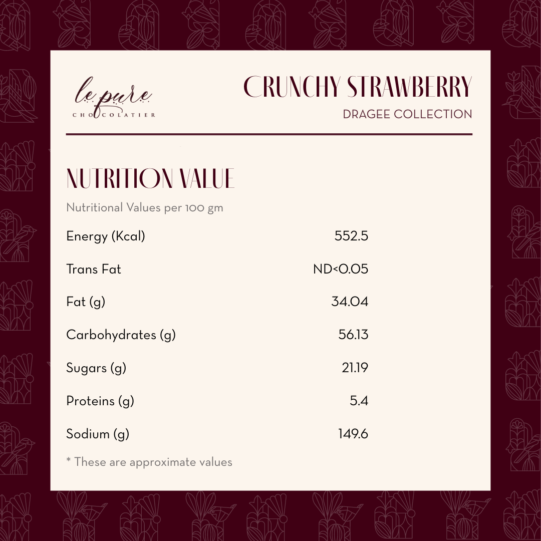 Crunchy Strawberry Dragée