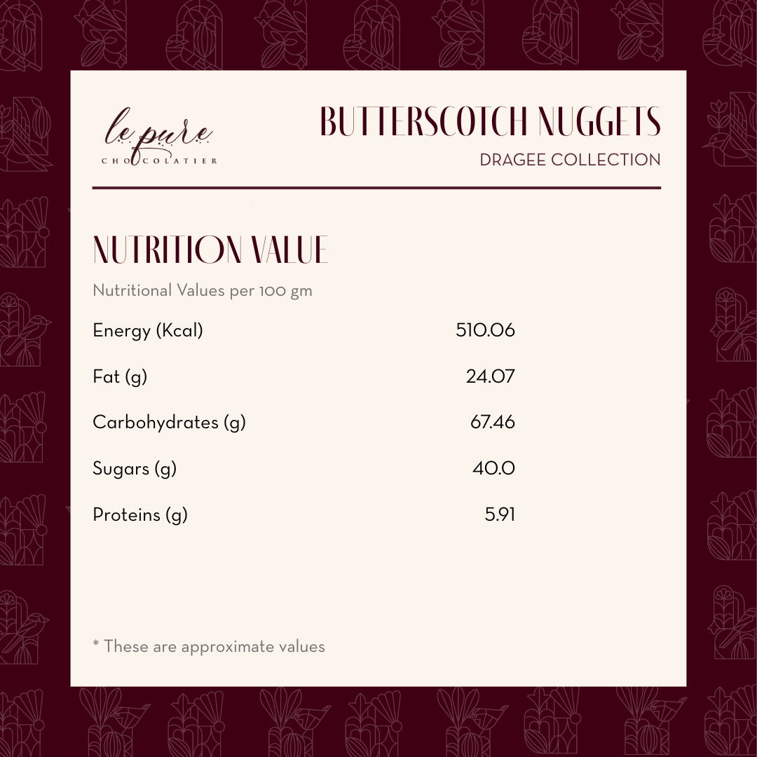 Butterscotch Nuggets Dragée