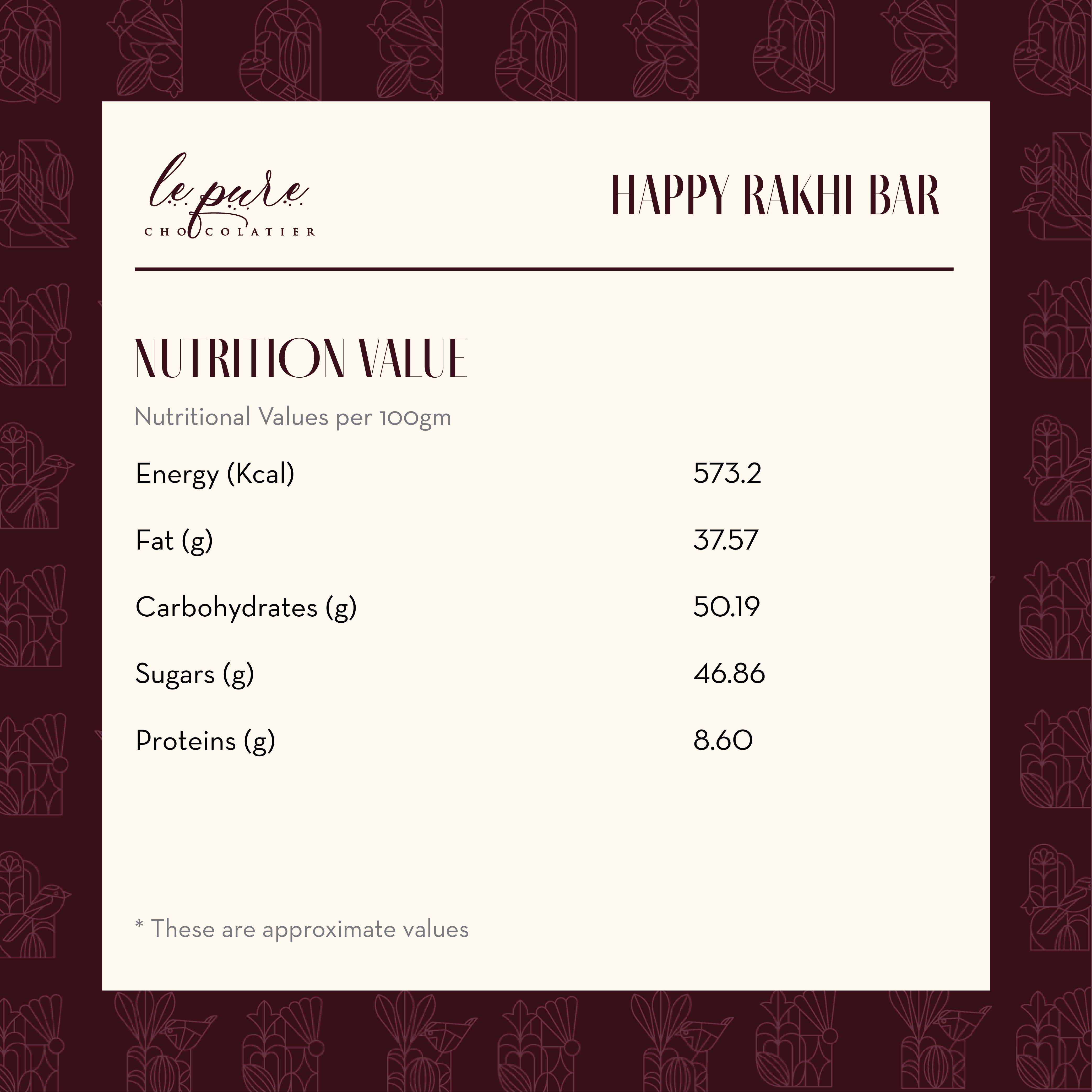 Happy Rakhi Chocolate Bar