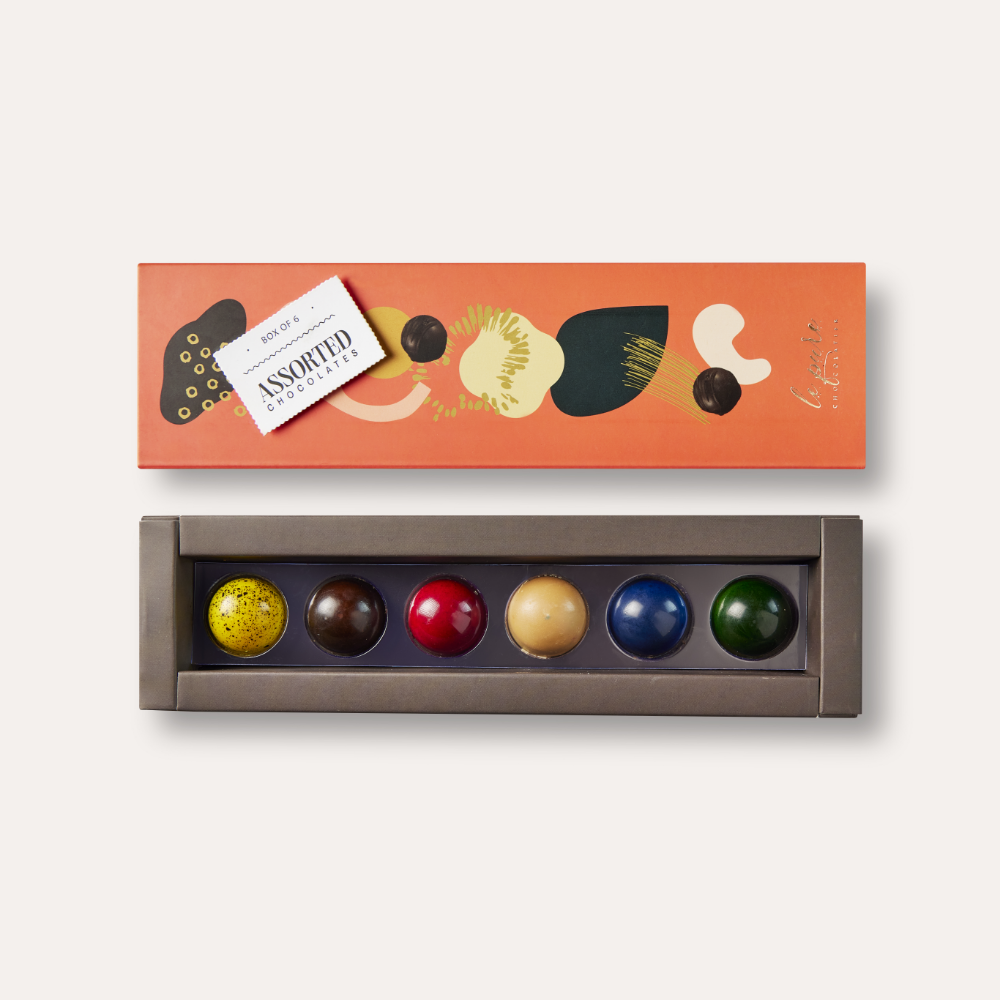 Bonbon Box of 6 | Luxury Artisanal Chocolates – Le Pure