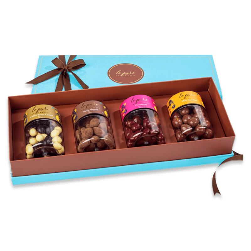 Shop 4-in-1 Chocolate Box Hampers | Premium Collection | LePure