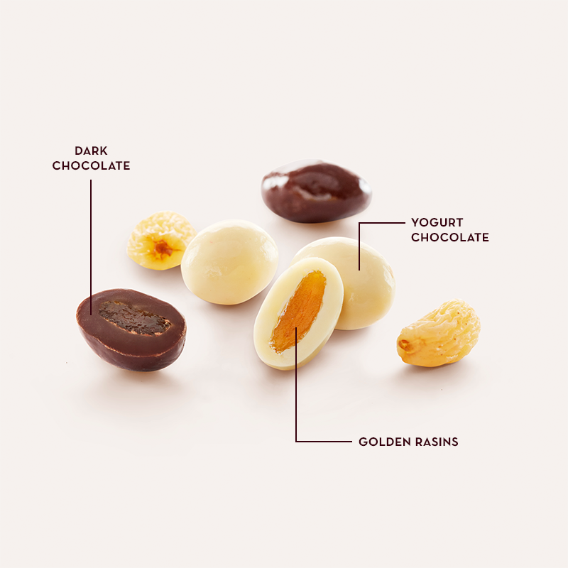 Yogurt & Dark Raisins Dragée