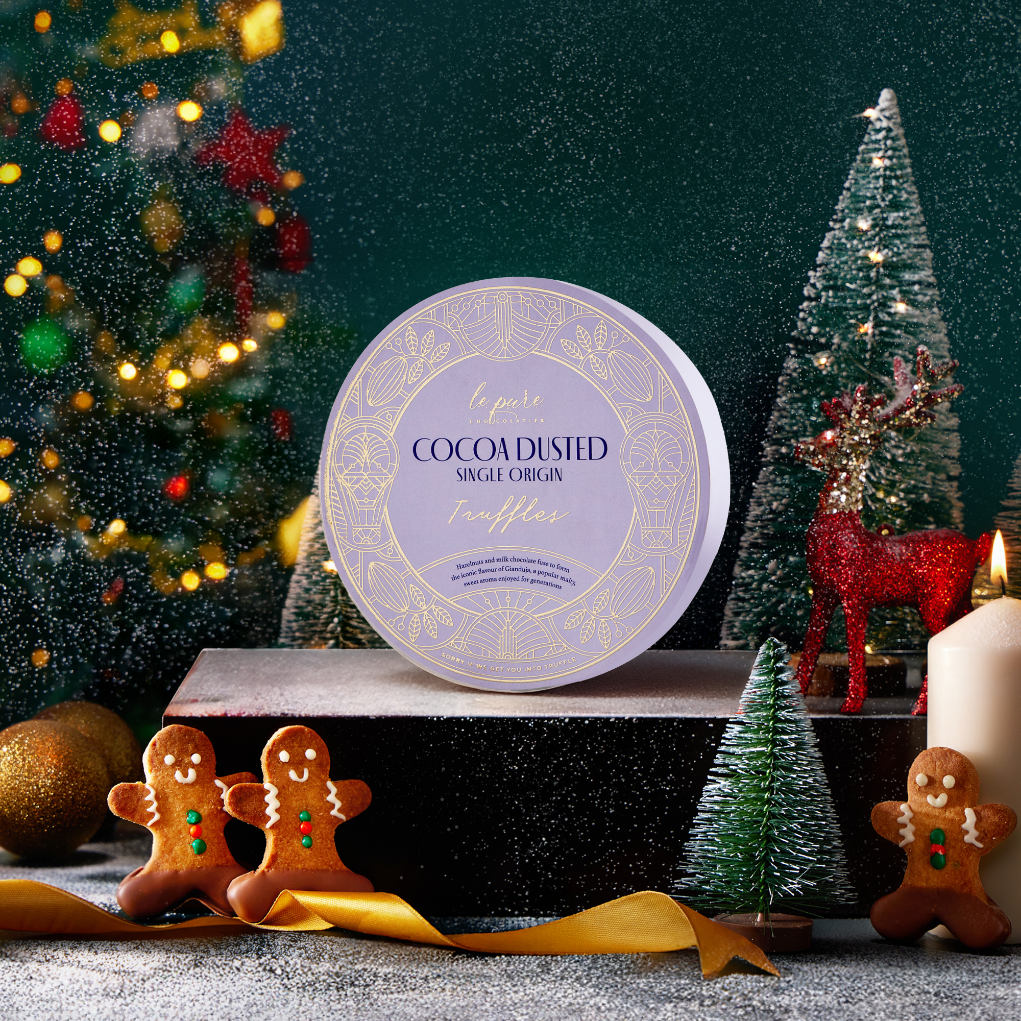 Cocoa Dusted Single Origin Truffle