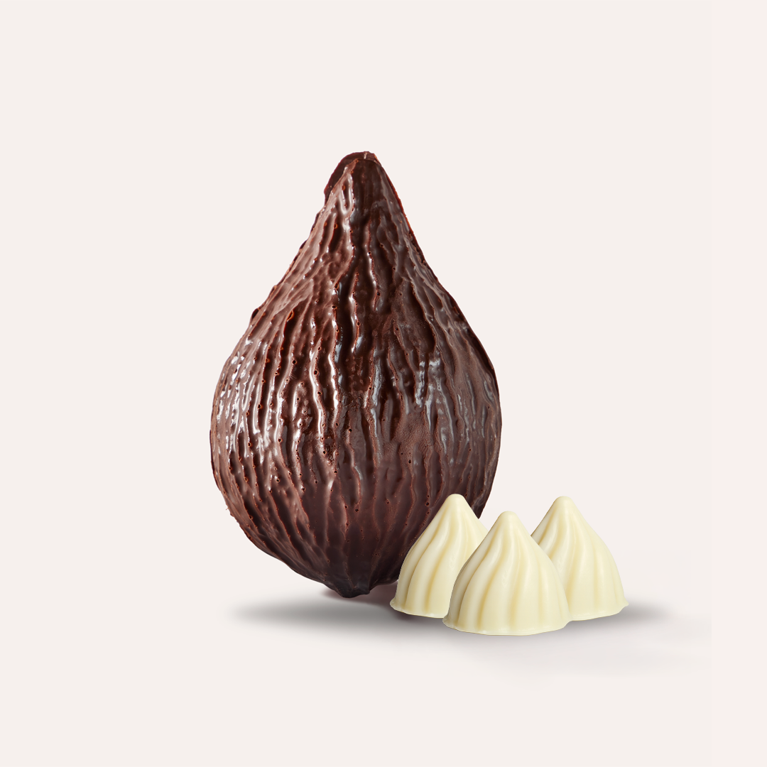 Breakable Chocolate Coconut with Kunafa Modak (Ganesh Chaturthi Special)