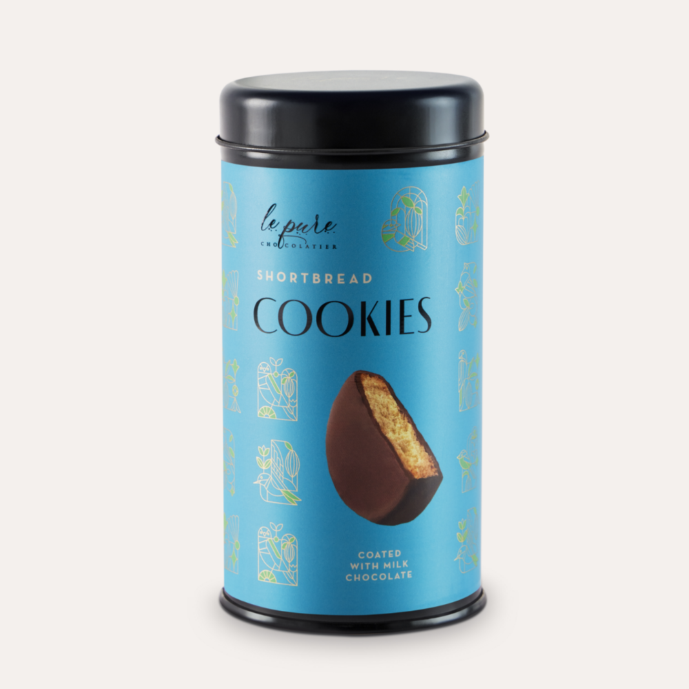Milk Chocolate Coated Shortbread Cookies