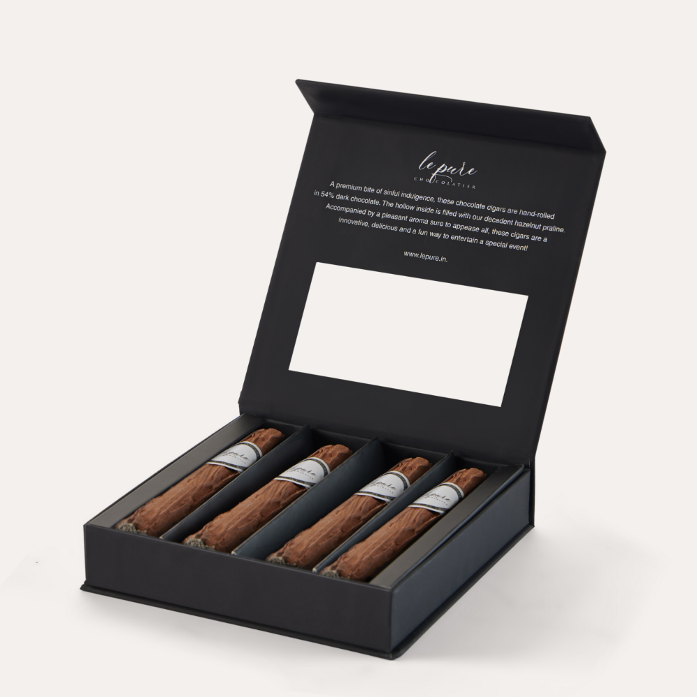 Edible Chocolate Cigars Box