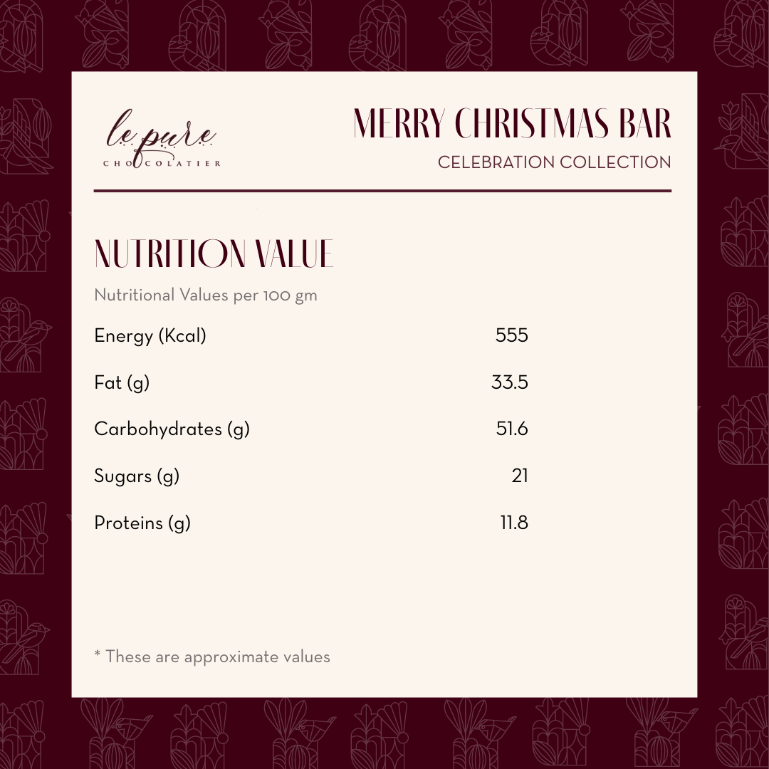 Merry Christmas Chocolate Bar