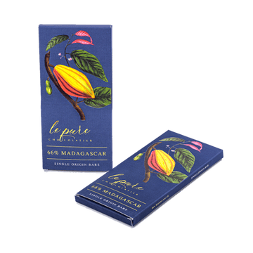 Buy 66% Madagascar Single Origin Chocolate Bar Online | LePure