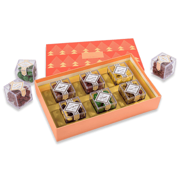 Buy Premium 6-Acrylic Box Hamper | Luxury Chocolate Gift Sets | LePure