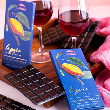 Buy 66% Madagascar Single Origin Chocolate Bar Online | LePure